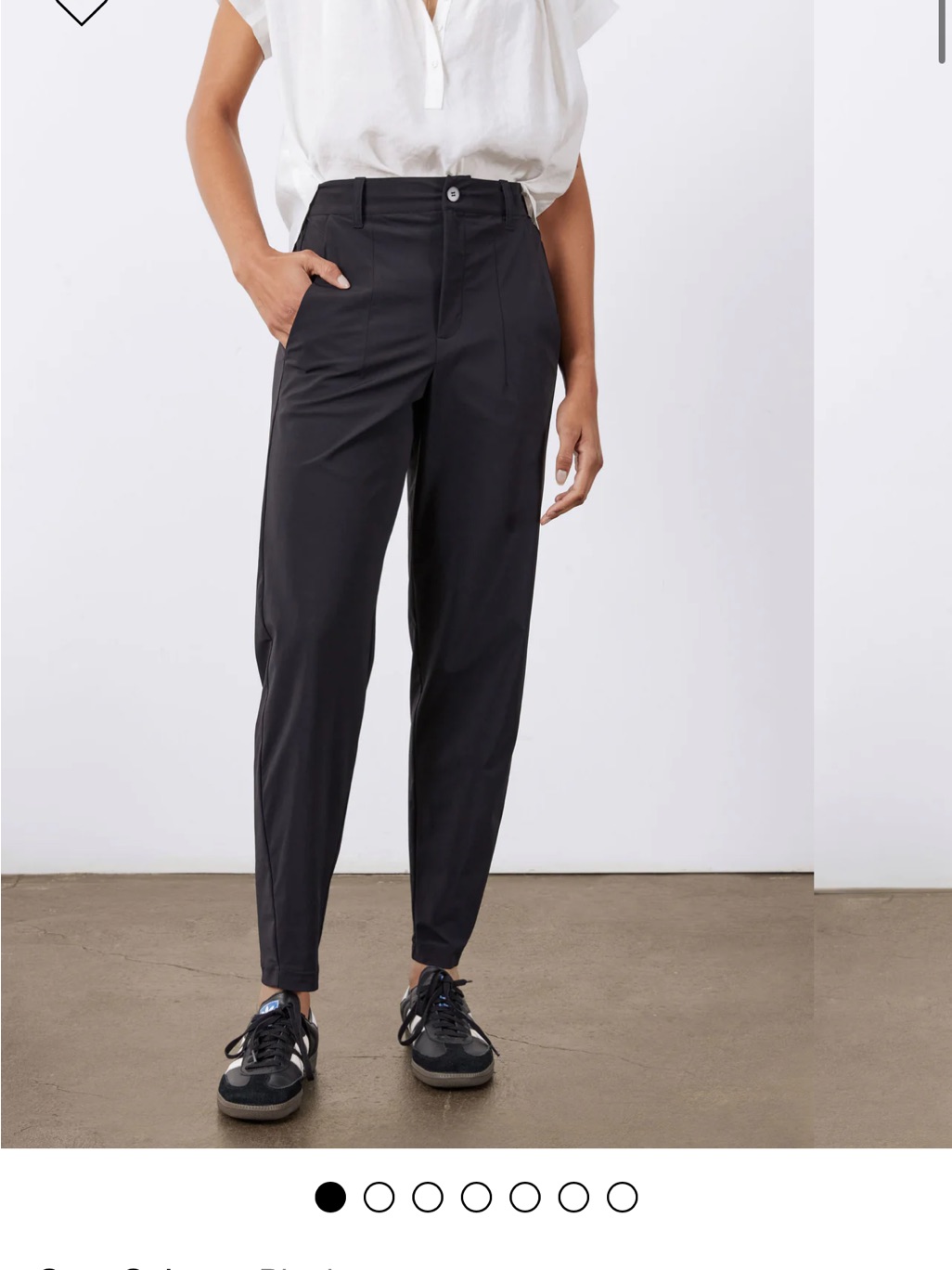 Ruti Not Too Tapered Black Pants